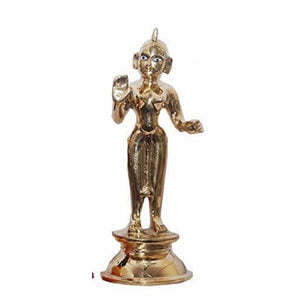 Shri Radha rani blessing position brass puja idol