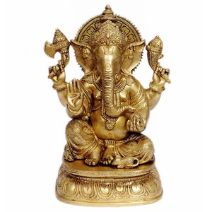 Ganesh Brass Puja Idol