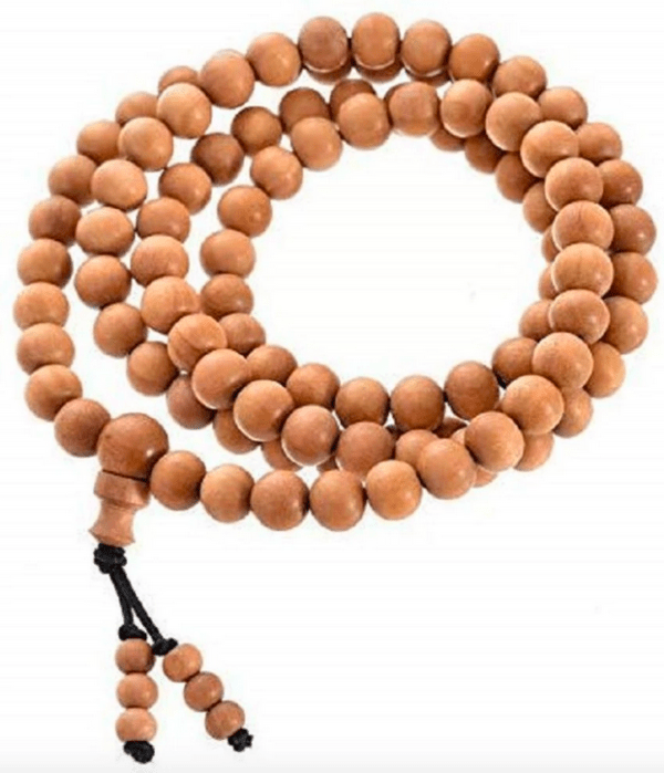 Safed chandan japa mala