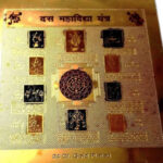 Brass Made Sampoorn Dash Mahavidya Puja Yantra