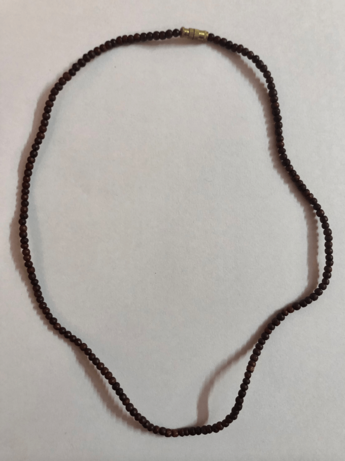 Red Sandalwood Three round neckless rosary