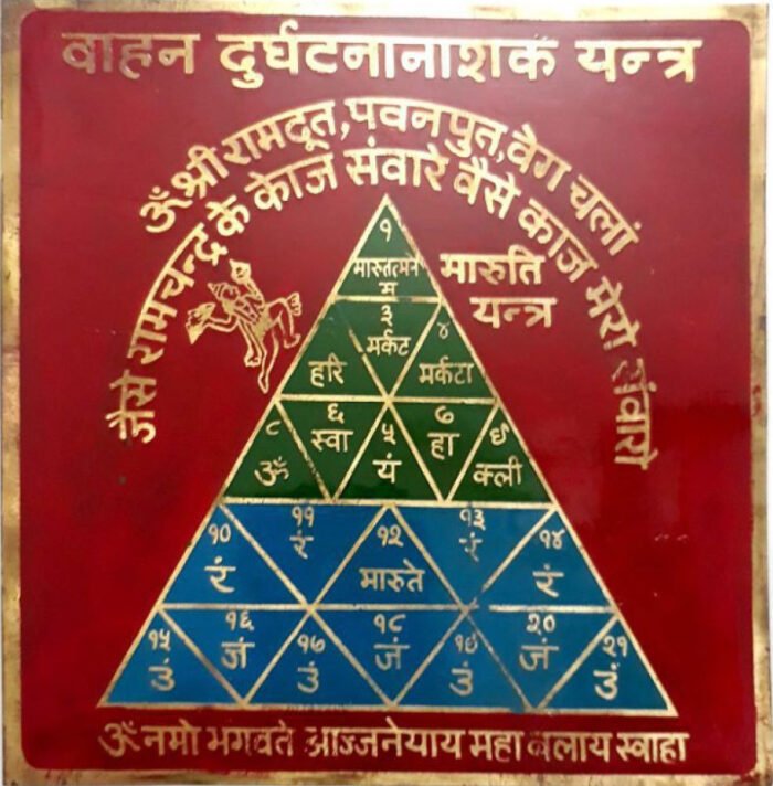 Bahan Durghatana Nashak Yantra - Astadhatu Made